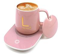 Scalda Tazza da Caffè Elettrico,scaldatazze usb,55℃i Tazza di Controllo della Temperatura Intelligente per caffè Cacao e Bevande Calde, per casa e Ufficio scaldatazze elettrico