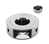 Scalda tè in acciaio inossidabile - Riscaldatore per teiera Bruciatore per tealight | Riscaldatore da tavolo per tè con base riscaldante per viaggi in bar di casa per domestica