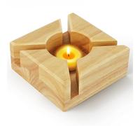 Scalda Teiera Legno Naturale - Scalda Tazze Midingchai, Coffee Mug Warmer, Scaldatazze 15×15 cm per Conservare Teiera/Tazza da Caffè/Piatto