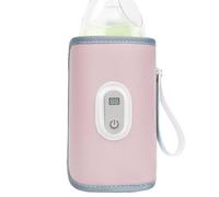 Scaldabagni Per Latte Materno, Di Riscaldamento Rapido | Scaldabagno Con Display Digitale,Per Bambino Ragazza Papà Mamma Casa Asilo Viaggio Lungo Inverno, rosa, Consulte la descripción