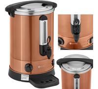 Scaldabagno a doppia parete con scolapiatti, 13,5 L, 2500 W, colore arancione.