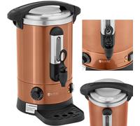 Scaldabagno a doppia parete con scolapiatti, 6,1 L, 1500 W, colore arancione.