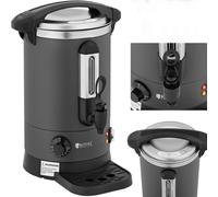 Scaldabagno a doppia parete con scolapiatti, 6,1 L, 1500 W, colore grigio.