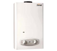 Scaldabagno istantaneo a gas Ferroli Zefiro eco 11 camera aperta 11 l/min. gpl