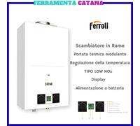 scaldabagno a gas gpl boiler scalda acqua istantaneo scaldino 11 litri ferroli