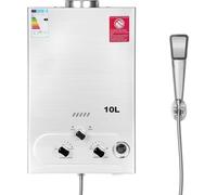 SCALDABAGNO A GAS GPL SCALDINO BOILER 10L SCALDA ACQUA CALDAIA DA ESTERNO 20KW
