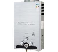 SCALDABAGNO A GAS GPL SCALDINO BOILER 12L SCALDA ACQUA CALDAIA DA ESTERNO 20kW