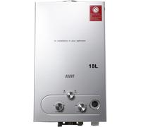 SCALDABAGNO A GAS GPL SCALDINO BOILER 18 LT SCALDA ACQUA CALDAIA DA ESTERNO
