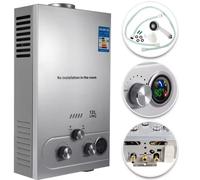 Scaldabagno a Gas Istantaneo GPL Propano Butano 6-18L Acqua Calda Caldaia