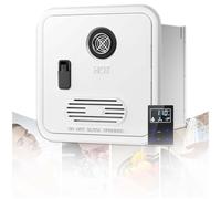 Scaldabagno A Gas Per Camper, 55.000 Btu Senza Serbatoio A Propano, Acqua Calda Continua Con Telecomando, 12v Cc, Porta 16 X 16 Pollici, Per Roulotte, Camper(White,Without Shower)