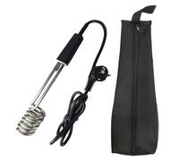 Scaldabagno a Immersione GTN2.0, 2,0 kW 230 V Acciaio Inox, Nero, con Borsa