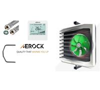 Scaldabagno ad aria AEROCK R2 EC 3-51kW + console + controllo HMI + 2 tubi 40 cm [EEK: A]