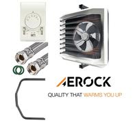 Scaldabagno ad aria AEROCK R4 AC 8-94kW 5000 m³/h con console + comando + tub...