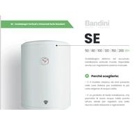 SCALDABAGNO BANDINI ELETTRICO SE 50 LT 2 ANNI LT50/2 BRAUN