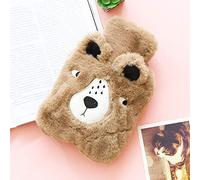 Scaldabagno caldo a iniezione di acqua calda invernale portatile scaldamani portatile studente di acqua calda borsa calda-orso bruno grande