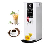 Scaldabagno Commerciale 25L, Urna Elettrica per Acqua Calda 3kW con Touch Screen LCD e Temperatura Regolabile 40-100°C, Dispenser per Tè e Caffè in Acciaio Inossidabile per Bar, Uffici, Ristoranti