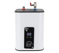 Scaldabagno con capacità 8 l, scaldabagno potenza 1500 W, sistema 220 V, indicatore di temperatura digitale LED 0-65 °C, montaggio sottopiano per cucina e bagno