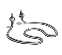 Scaldabagno elettrico 220 V e 2,5 kW, scaldacqua a immersione rotondo SS304, filettatura M16 rame 220 mm, 1 pezzo (304 SS)