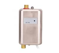 Scaldabagno Elettrico 3800W Riscaldatore Di Acqua Calda Istantanea Senza Serbatoio Istantaneo Cucina Bagno Doccia Caldaia Ad A Flusso Risparmio energetico(Gold)