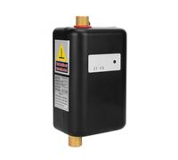 Scaldabagno Elettrico 3800W Riscaldatore Di Acqua Calda Istantanea Senza Serbatoio Istantaneo Cucina Bagno Doccia Caldaia Ad A Flusso Risparmio energetico(Noir)