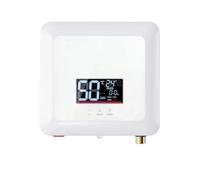 Scaldabagno Elettrico A Temperatura Costante Con Doccia Rapida For Istantaneo Senza Serbatoio Widescreen Risparmio energetico(110 5500W,WHITE)