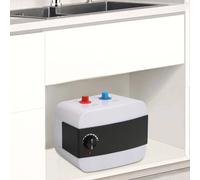 Scaldabagno elettrico, accumulo continuo a riscaldamento rapido da 1500 W, scaldabagno in acciaio inossidabile per accumulo d'acqua da 6 litri