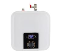 Scaldabagno elettrico con indicatore LED, scaldabagno istantaneo 230 V, lavabo da cucina, mini boiler da 8 litri, 1,5 kW