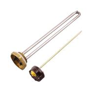 Scaldabagno elettrico con sonda, elemento riscaldante a immersione, tubo tipo U, riscaldatore a vite, 220 V, 1000 W, 1500 W, 2000 W(With Controller,1kw)