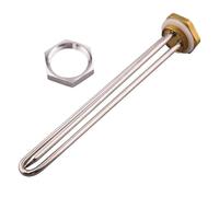 Scaldabagno elettrico con sonda, elemento riscaldante a immersione, tubo tipo U, riscaldatore a vite, 220 V, 1000 W, 1500 W, 2000 W(With locknut,2kw)