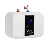 Scaldabagno elettrico da 1500 W Serbatoio acqua calda da 6 litri Caldaia sottolavello fino a 65 ℃ Caldaia sottolavello con display LED per lavello da cucina + vaschetta per cera