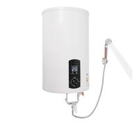 Scaldabagno elettrico da 2000 W, montaggio a parete, verticale, con indicatore LED, controllo della temperatura da 35 a 75 °C, IPX4, serbatoio interno in acciaio inox smaltato, per bagno, cucina, casa