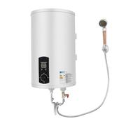 Scaldabagno elettrico da 30 l, con doccetta, 2000 W | Scaldabagno elettrico da 30 l, con doccetta e rubinetto, 2000 W, con indicatore della temperatura, per bagno e cucina
