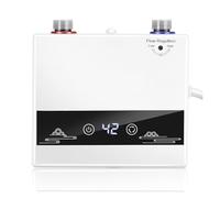 Scaldabagno elettrico istantaneo Scaldabagno Elettrico Senza Serbatoio 4600W Acqua Calda For Bagno Termostati Doccia Domestica Istantanea Riscaldamento Rubinetto A Cucina(No Shower)