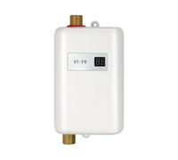 Scaldabagno Elettrico Istantaneo, Scaldabagno Senza Serbatoio, Sottolavello, Di Scaldabagno For Il Lavaggio Del Bagno A Cucina,Protezioni di sicurezza(Package 1-White)