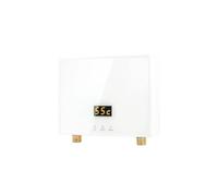 Scaldabagno Elettrico Istantaneo Senza Serbatoio Con Telecomando Touch Panel For Accessorio Cucina E Bagno Bagno di casa(Full White,110 4000W)