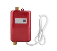 Scaldabagno Elettrico Istantaneo Senza Serbatoio Da 3800 W Mini Scaldabagno Elettrico Istantaneo Senza Serbatoio For Bagno E Cucina(Red)