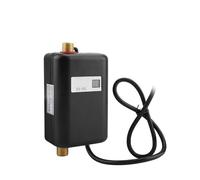 Scaldabagno elettrico istantaneo Set Di Accessori For Il Bagno Mini Scaldabagno Elettrico 3800W Di Doccia Istantanea For Roulotte Da Campeggio All'aperto Accessorio For Bagno Da Cucina(Noir)