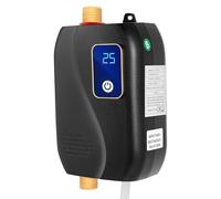 Scaldabagno elettrico, mini scaldacqua istantaneo con regolatore di temperatura, impermeabilità IPX4, scaldacqua senza serbatoio per bagno, cucina