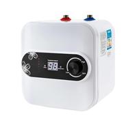 Scaldabagno elettrico mini-tank da 8 litri - Riscaldamento rapido da 1500 W, intervallo di temperatura 30-65 °C, risparmio energetico, design verticale