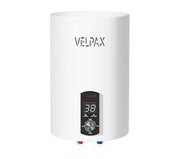 Scaldabagno elettrico Murale, scaldabagno istantaneo con serbatoio da 50 L, controllo della temperatura esterna, display digitale della temperatura [Classe di efficienza energetica A]