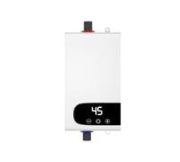 Scaldabagno Elettrico, Riscaldatore Di Acqua 5500W Riscaldatore Di Acqua Istantaneo Senza Serbatoio Rubinetto Istantaneo Rubinetto Da Cucina Gru For Acqua Calda LED Digitale(With Accessory 2)