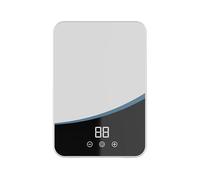 Scaldabagno elettrico Riscaldatore Di Acqua Calda 5500W Riscaldatore Di Acqua Senza Serbatoio Istantaneo Termostato Riscaldatore A Induzione Smart Touch Riscaldatori Elettrici Doccia Automatica(220 55
