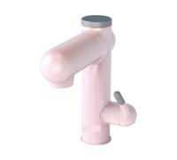 Scaldabagno Elettrico Rubinetto Elettrico For Acqua Calda Istantanea Che Scorre Rubinetto Da Cucina 2in1 Bagno LED Rapido Sicuro(Pink)