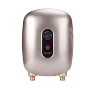 Scaldabagno elettrico Scaldabagno 3500W Scaldabagno Istantaneo Senza Serbatoio Casa Bagno Cucina Scaldabagno For Doccia A Riscaldamento Rapido In 3 Secondi(Golden)