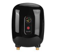 Scaldabagno elettrico Scaldabagno 3500W Scaldabagno Istantaneo Senza Serbatoio Casa Bagno Cucina Scaldabagno For Doccia A Riscaldamento Rapido In 3 Secondi(Noir)
