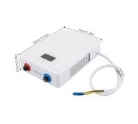 Scaldabagno elettrico Scaldabagno Elettrico Istantaneo Elettrico Con Display Digitale For Cucina Da Bagno 6KW Istantaneo Senza Serbatoio Con Soffione Doccia(White)