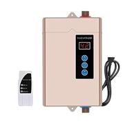 Scaldabagno elettrico Scaldabagno Elettrico Senza Serbatoio Da 3000 W, Scaldabagno Istantaneo Con Telecomando, Riscaldamento 'acqua Con Touch LCD(Sliver)