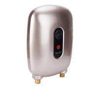 Scaldabagno elettrico Scaldabagno Intelligente Mini Scaldabagno Elettrico Domestico Scaldabagno Istantaneo Senza Serbatoio Macchina For Il Riscaldamento(Golden,220 5500W)