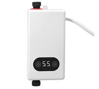 Scaldabagno Elettrico, Scaldabagno Istantaneo, 220V 3400W Conversione di Frequenza Scaldabagno Elettrico Senza Serbatoio a Temperatura Costante con Funzione di Memoria, Protezione Anti-perdite