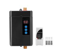Scaldabagno Elettrico Scaldabagno Istantaneo Senza Serbatoio Telecomandato For Cucina Bagno Doccia Riscaldamento Rapido Del'acqua(Black)